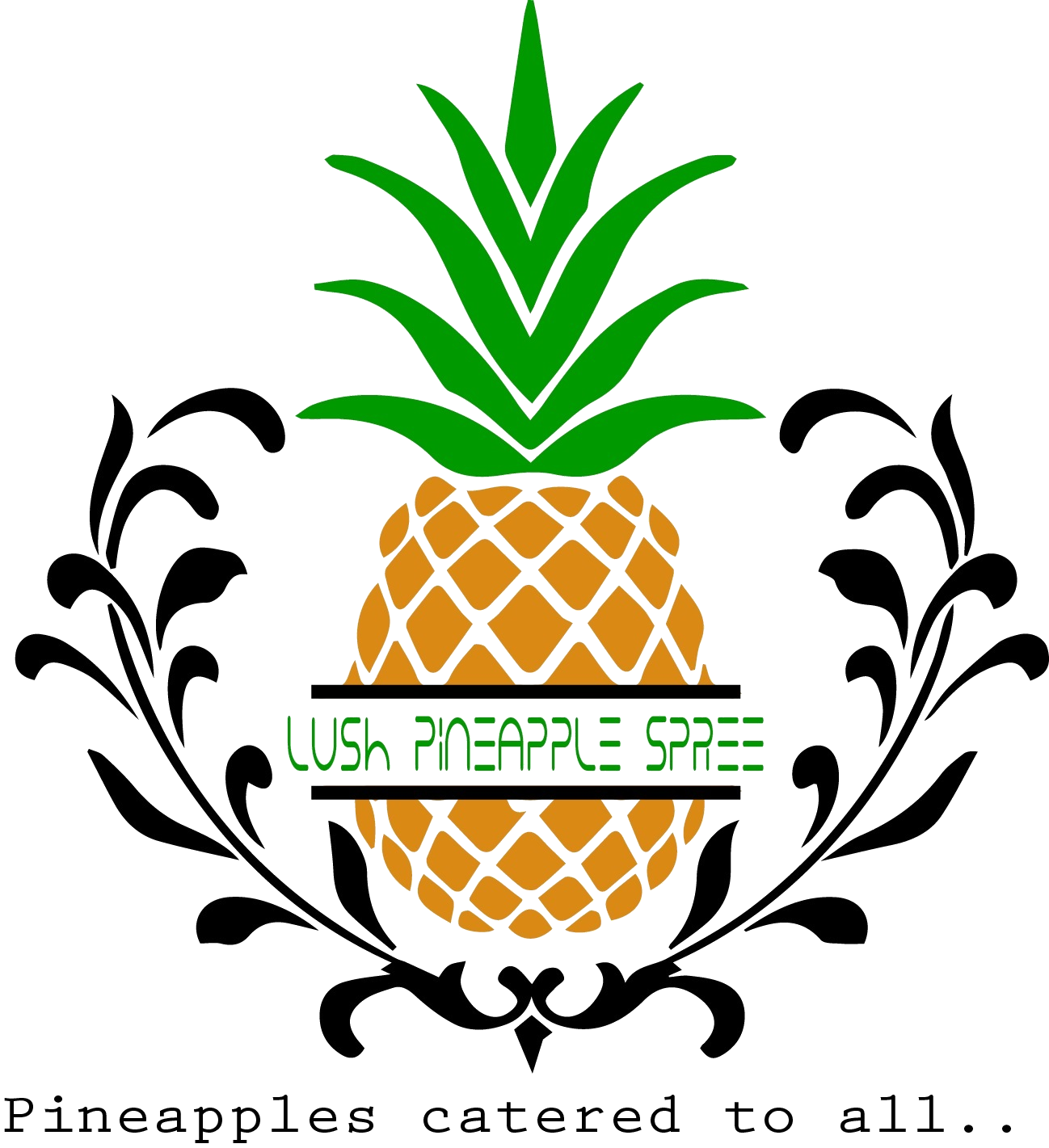 Lush Pineapple Spree Pineapple Clipart Png