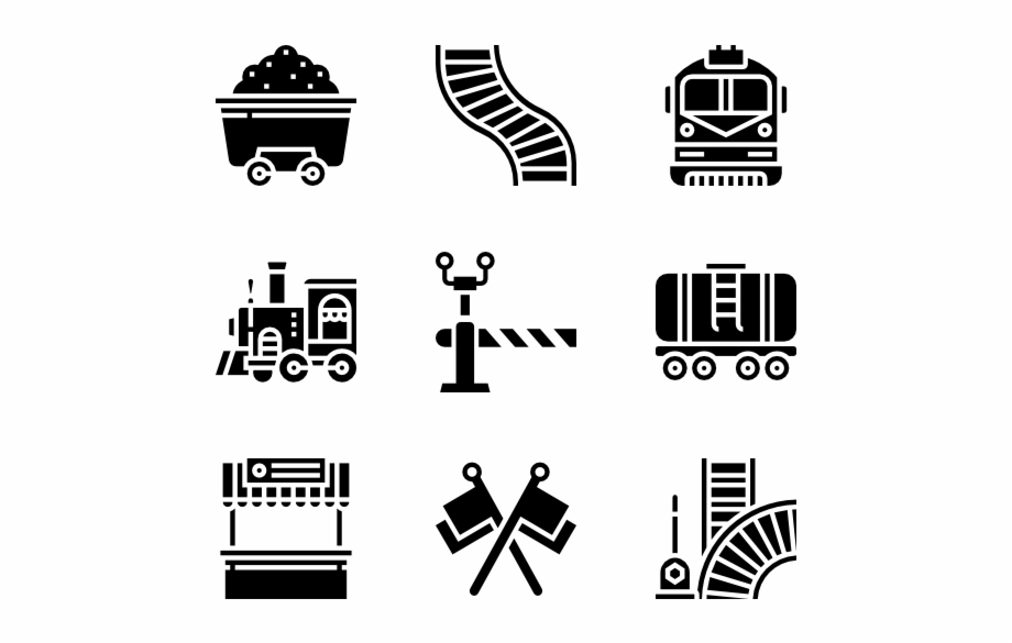 Railway Railroad Icon