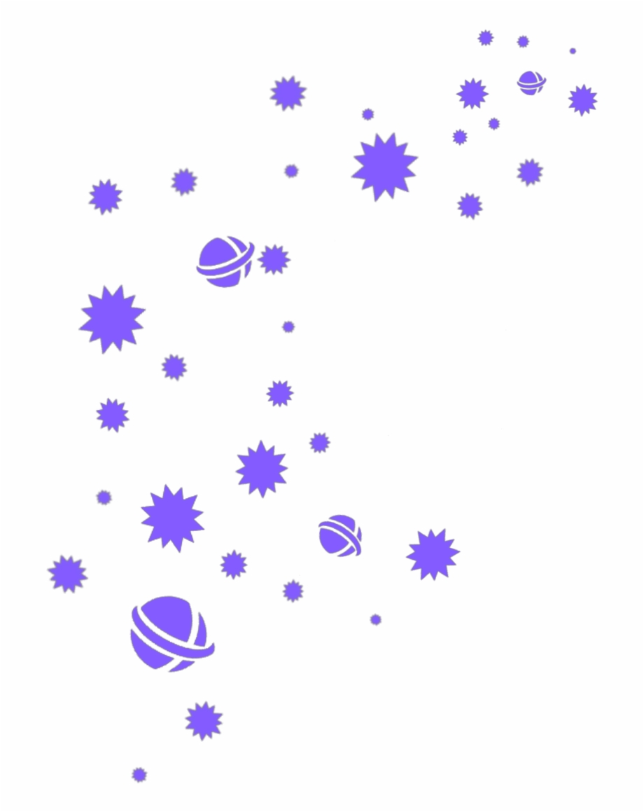 Planets Stars Drawing Purple Madewithpicsart Circle - Clip Art Library