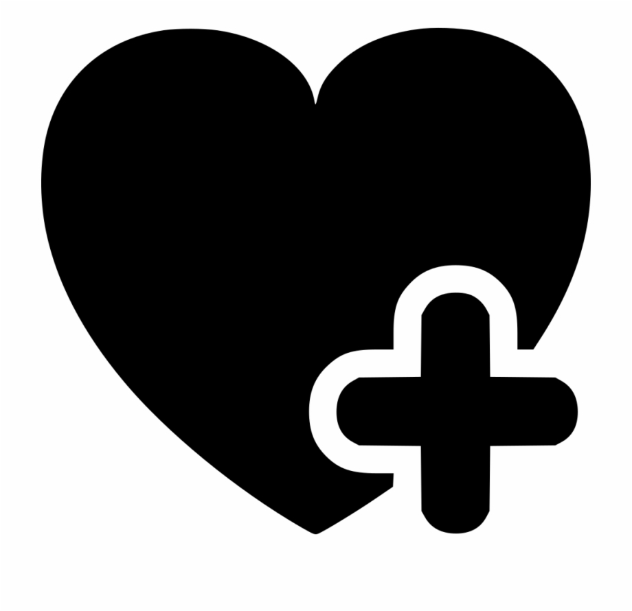 Png File Svg Heart With Plus Icon