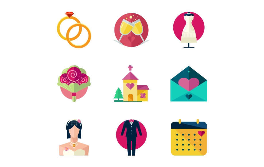 Wedding Wedding Icon Pack Png
