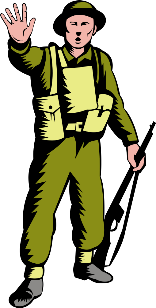 Janitor Clipart Male World War Two Soldier Clipart