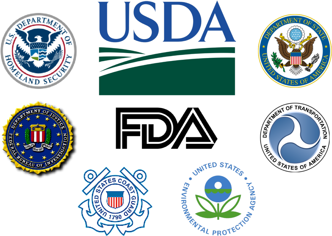 Us Government Department Agency Logos White Forest Service