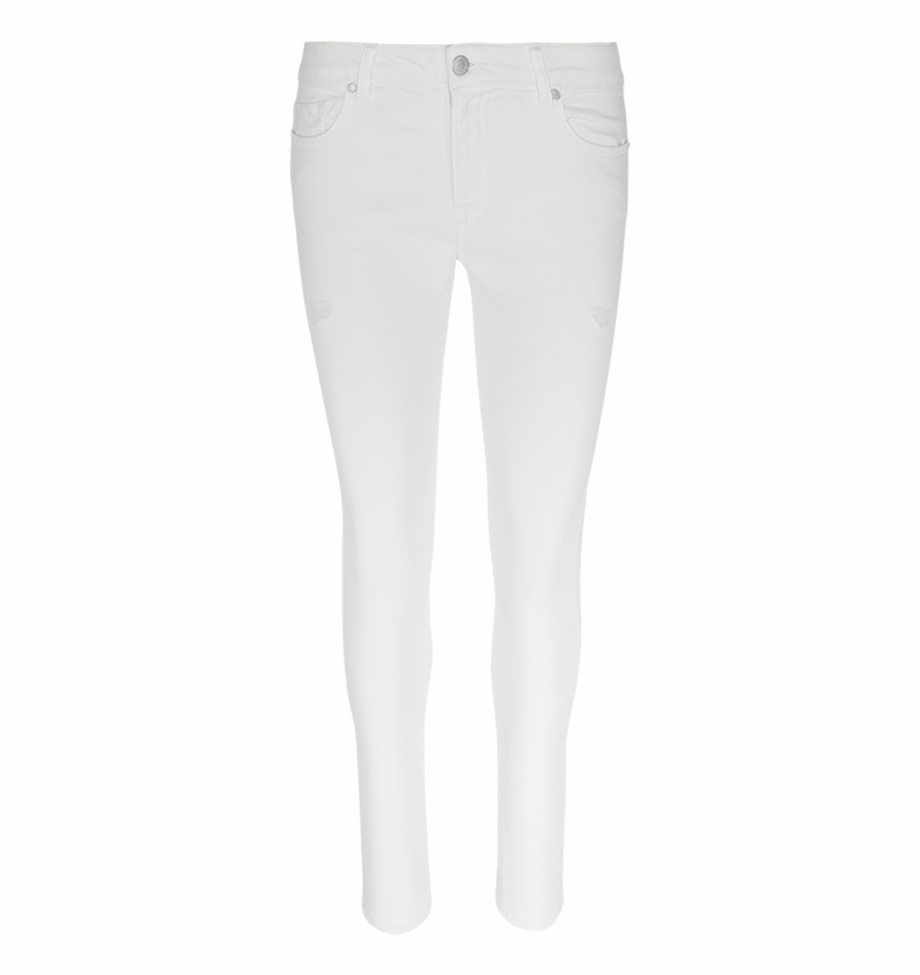 Jeans White Slim Fit Pants