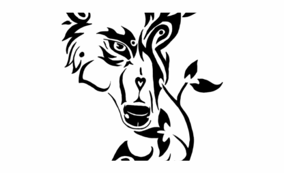 Rose Tattoo Png Transparent Images Tribal Wolf With