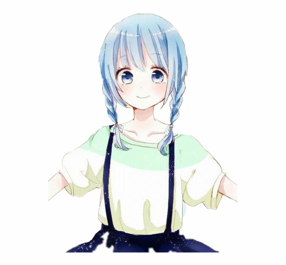 Anime Girl With Pigtails Png Download Cute Anime