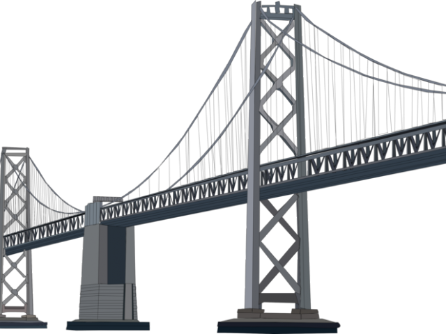 Rope Bridge Clipart Transparent Oakland Bay Bridge