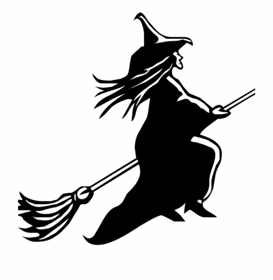 Witch On Broom Clipart Witch Broom Clipart Clipart