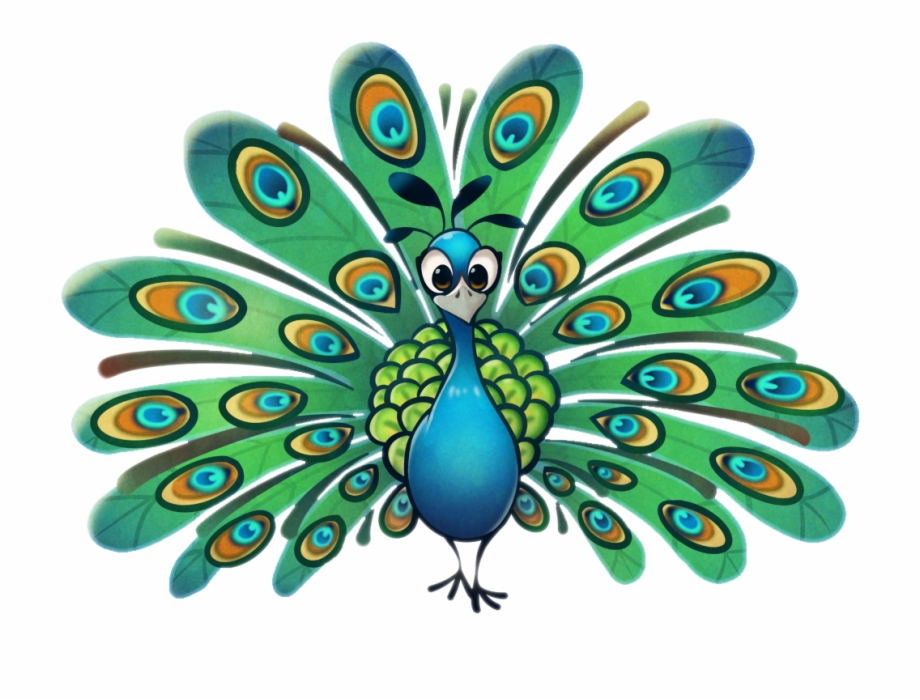 Download Transparent Background Cute Peacock Clipart