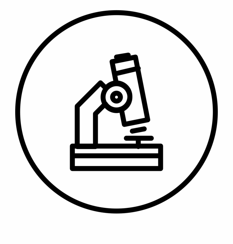 Microscope Vector Png For Kids Science Tools Outline