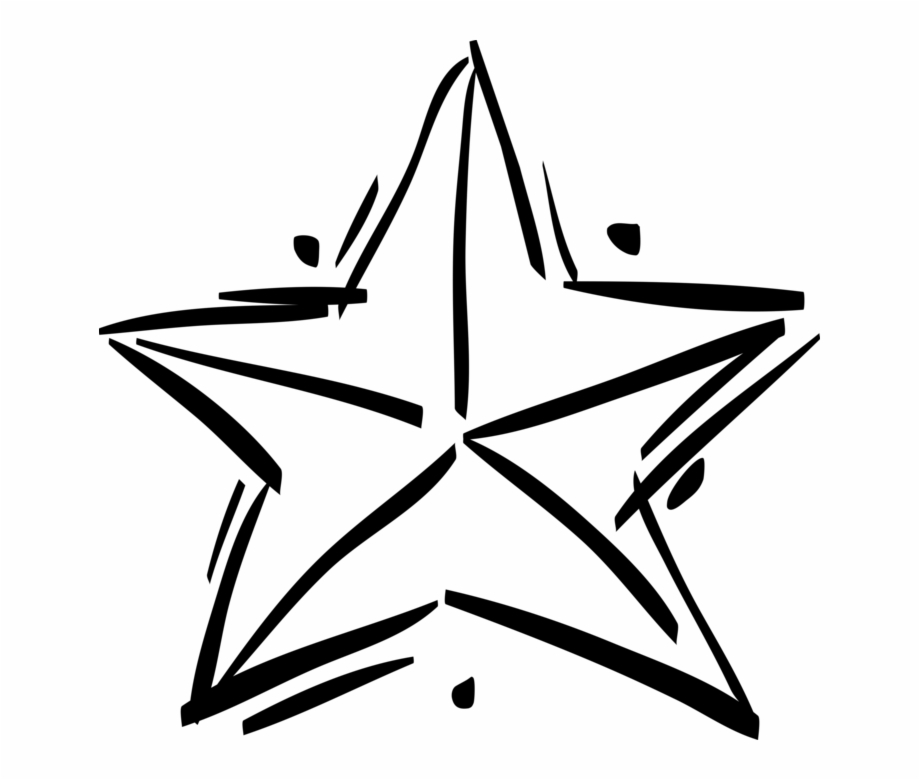 star line art vector
