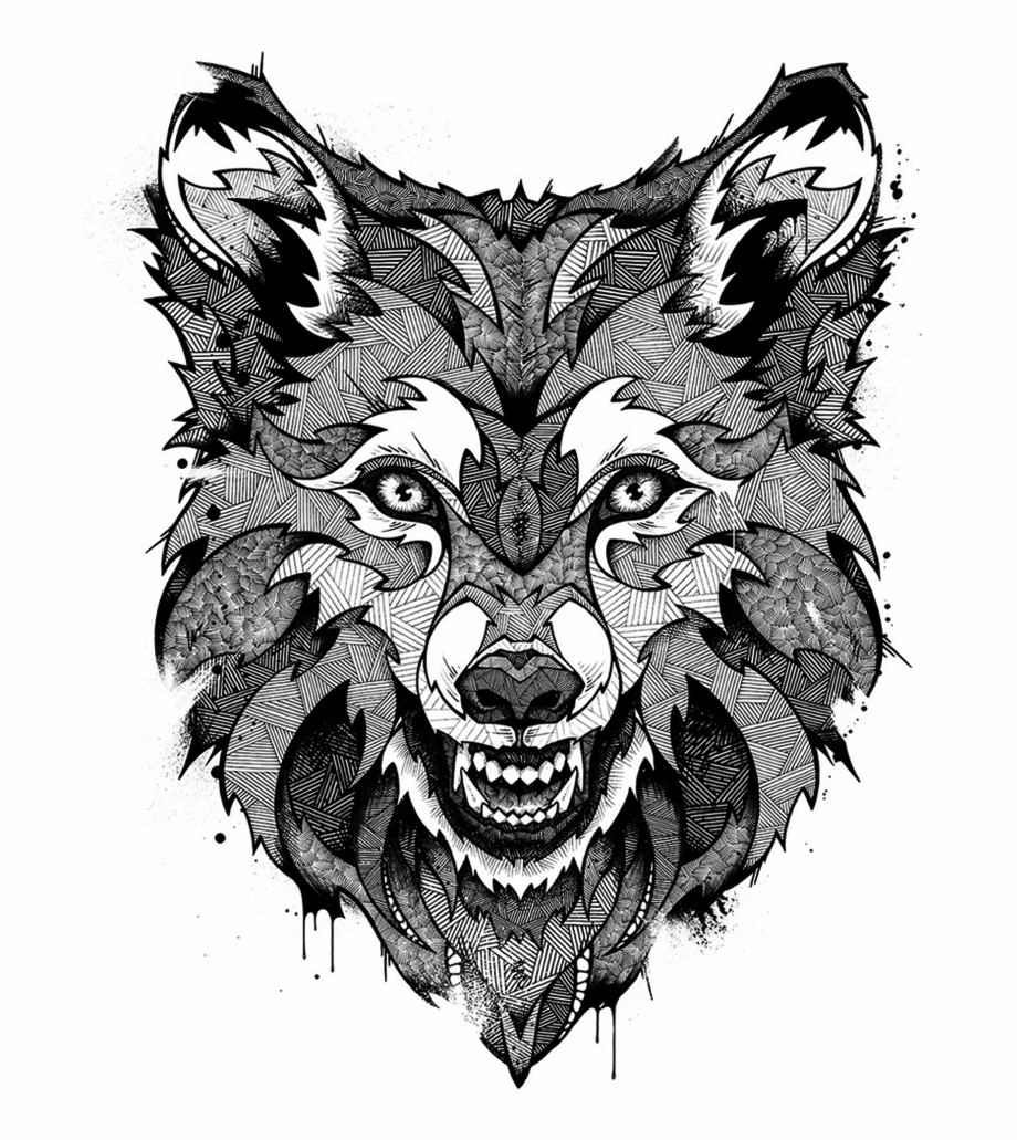 wolf tattoo png
