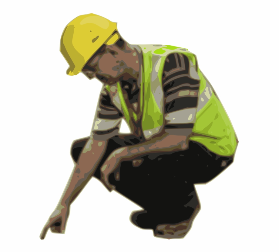Laborer Construction Worker Hard Hats Civil Engineering