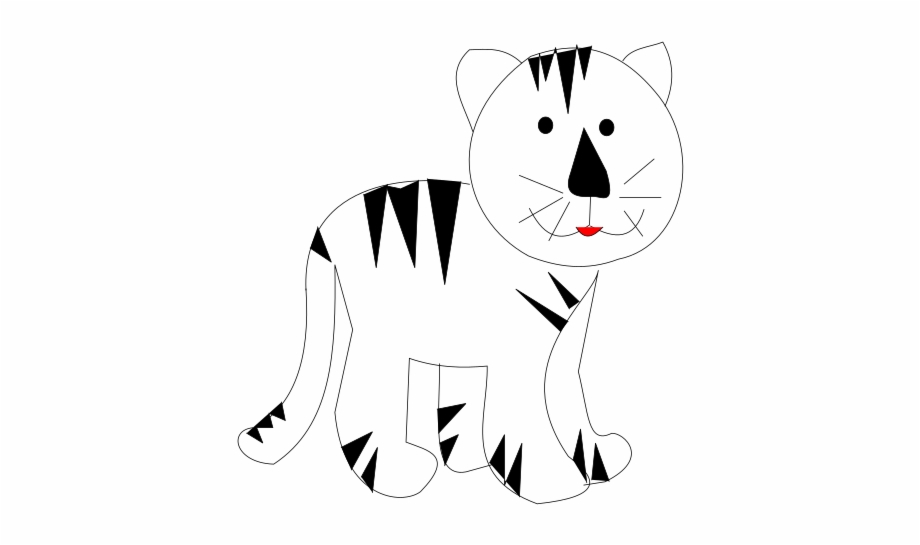 Tiger Ugly Clipart Icon Png Cartoon