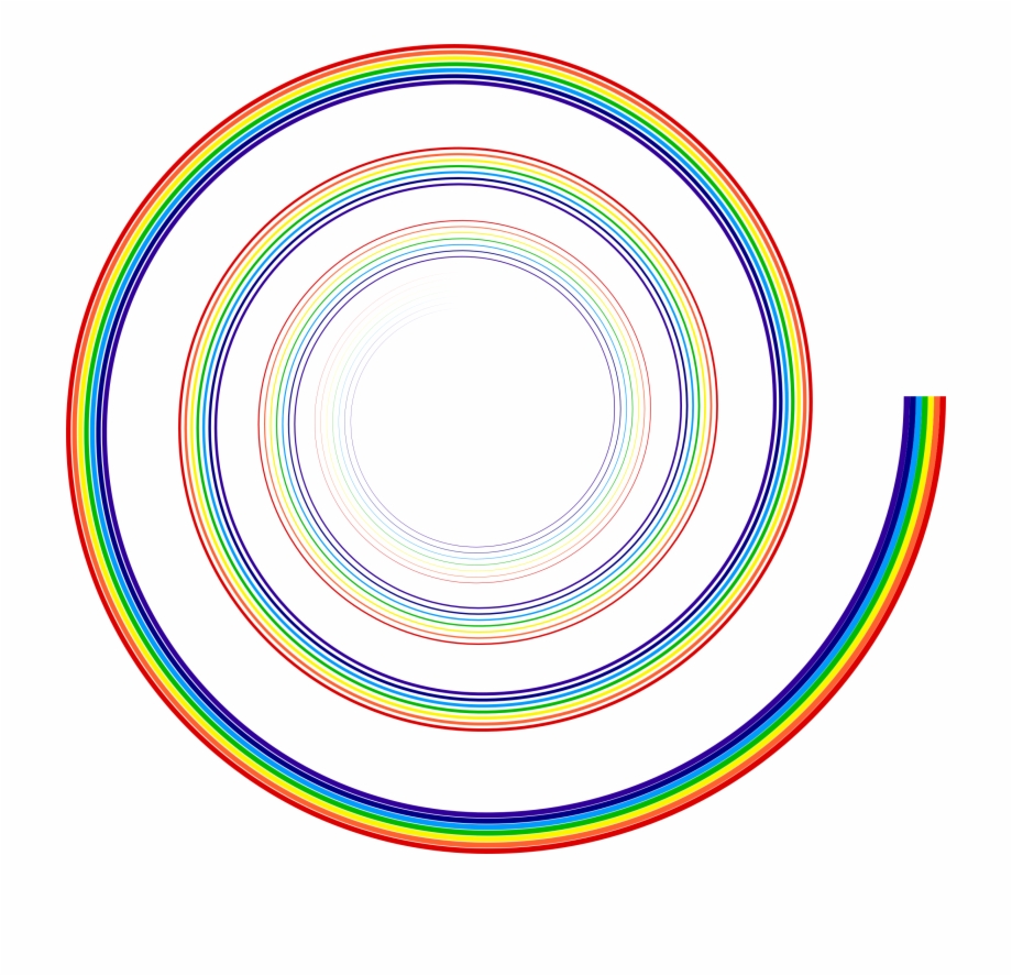This Free Icons Png Design Of Rainbow Spiral