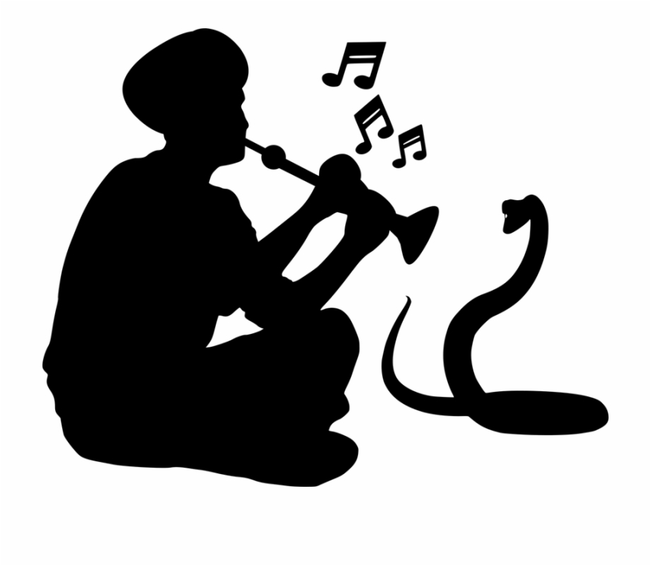 Snake Charmer Silhouette Indian Jaipur Music Snake Charmer
