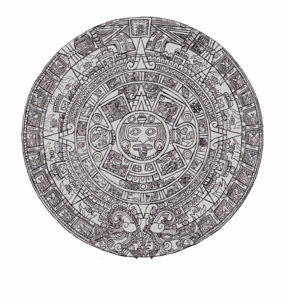 Pattern Drawing Aztec