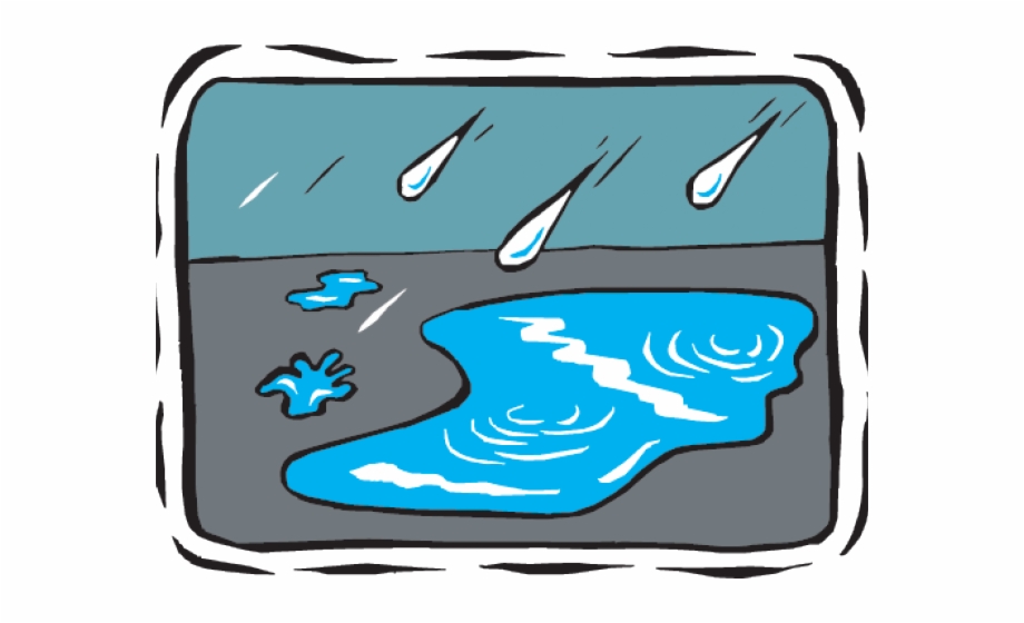 Puddle Clipart Water Game Rain Puddle Cartoon