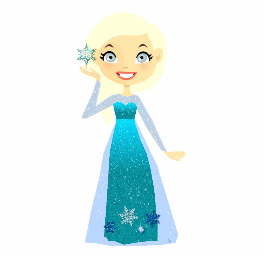 Download Frozen Clipart Elsa Disney Princess Anna Vestido