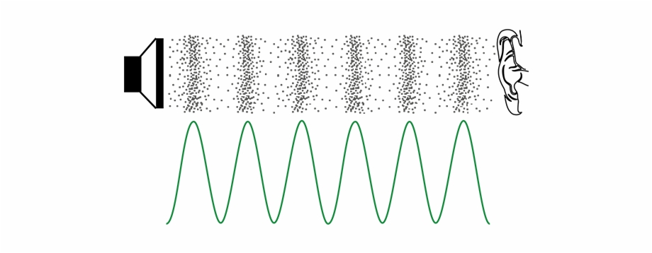 Sound Wave Demonstrating Compression And Rarefaction Calligraphy