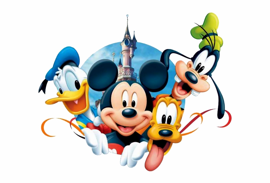 Mickey Donald Goofy Pluto Bustin Out Clipart Mickey