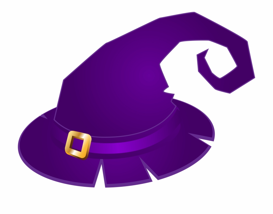 Purple Witch Hat Transparent Png Clip Art Imageu200b