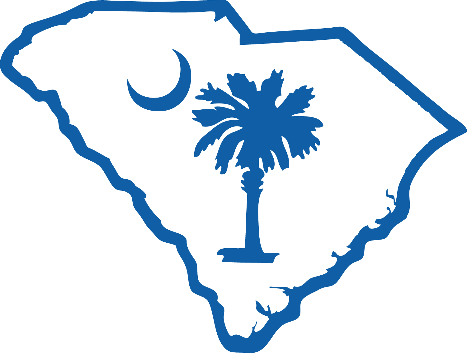 Free South Carolina State Silhouette, Download Free South Carolina