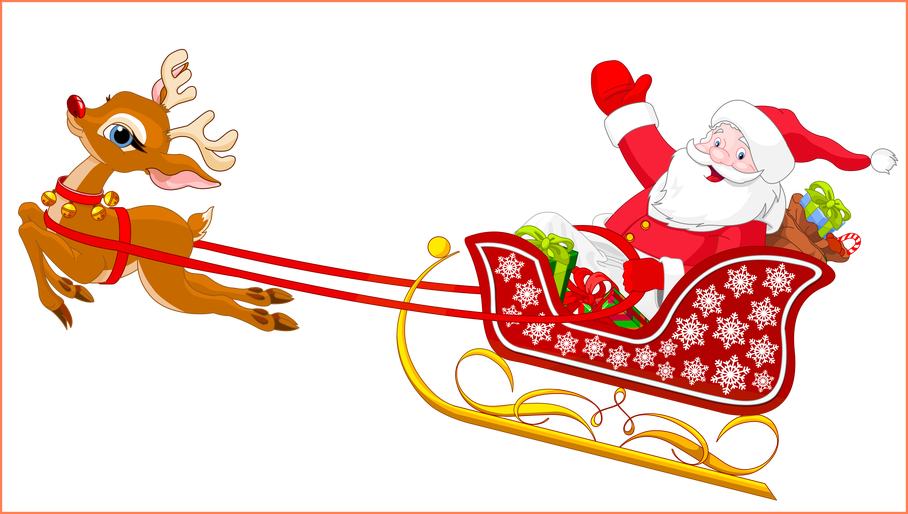 Png Royalty Free Stock Amazing Santa And Reindeer