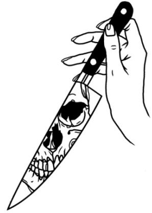 Tumblr Tumblrart Art Aesthetic Grunge Skull Freetoedit Death - Clip Art