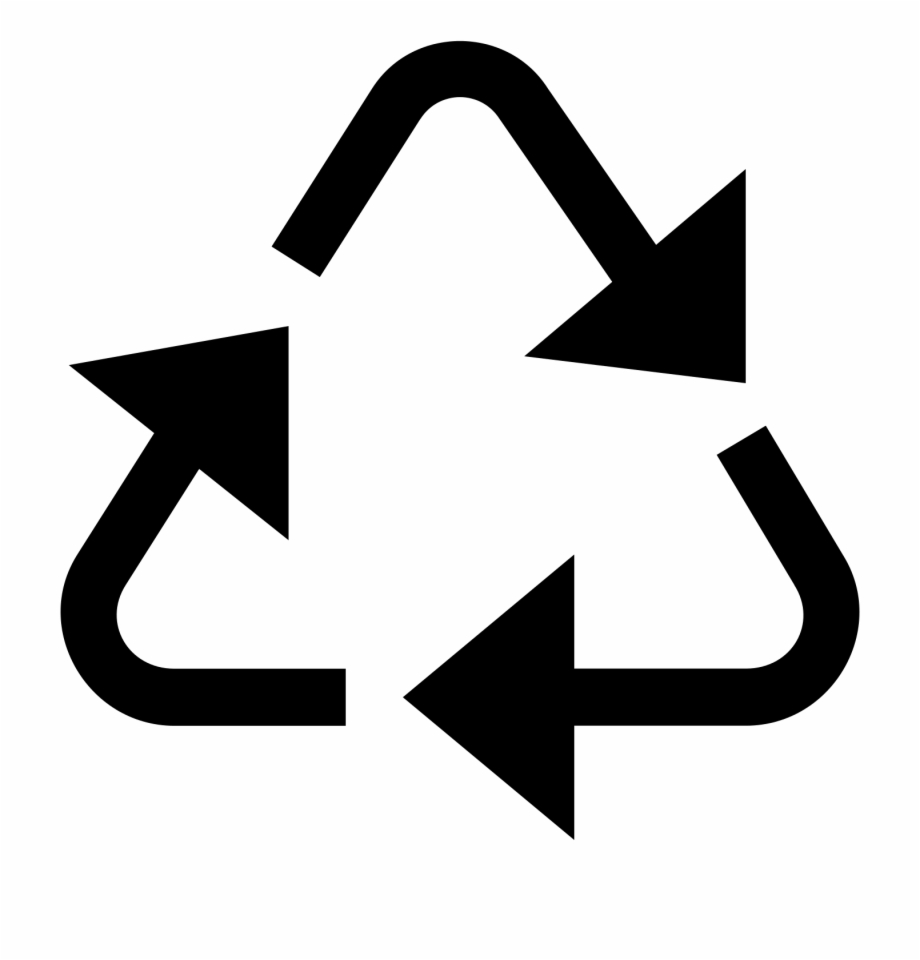 plastic recycle symbol png
