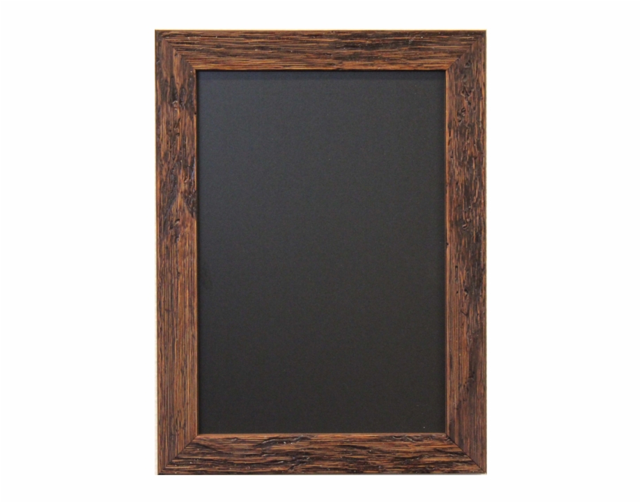 Chalkboard Transparent Rustic Wood Framed Picture Frame