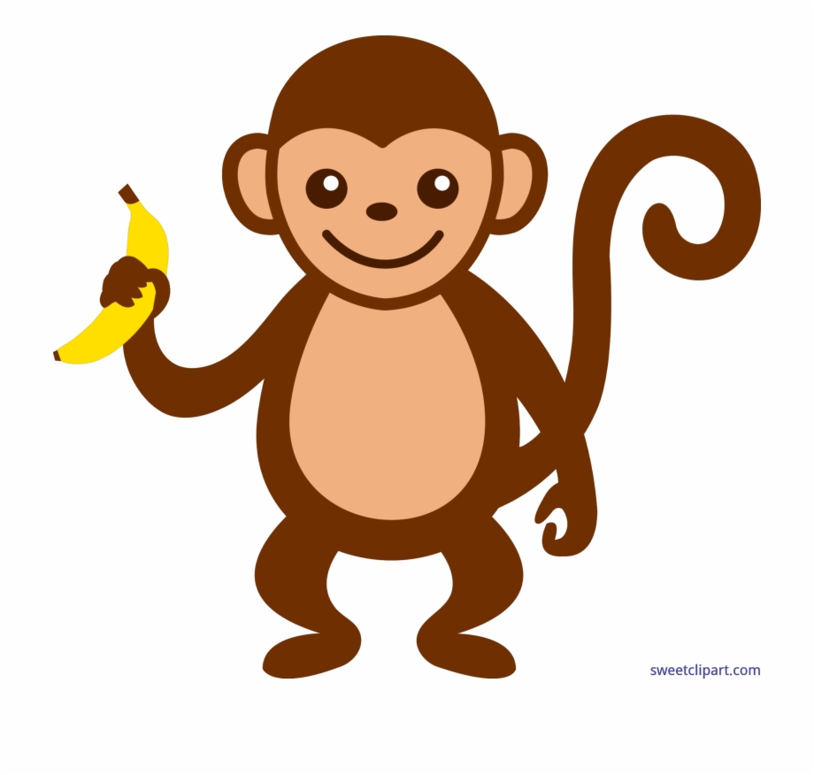 Banner Free Download Monkey With Banana Clip Art