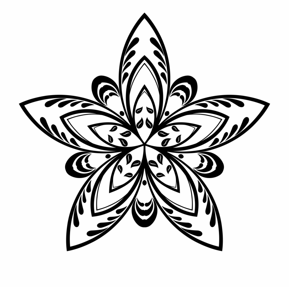 This Free Icons Png Design Of Flower Star