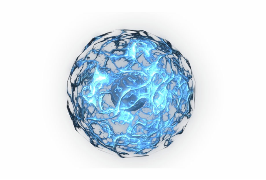 Ball Magic Effects Design Fantasy Blue Glow Orb
