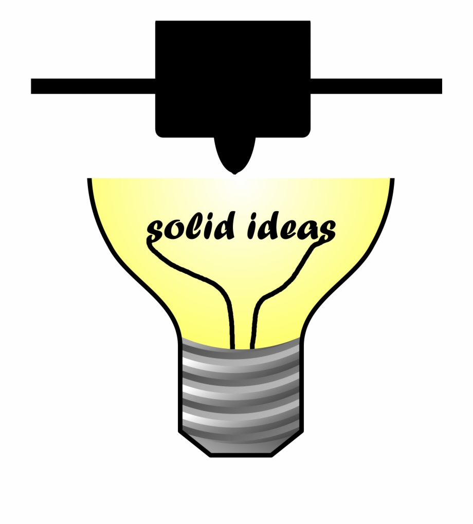 Solid Border Png Png Download Light Bulb Clipart