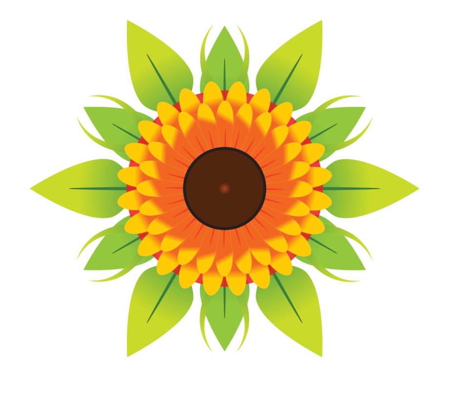 Flower Vector Sunflower Clip Art Flower