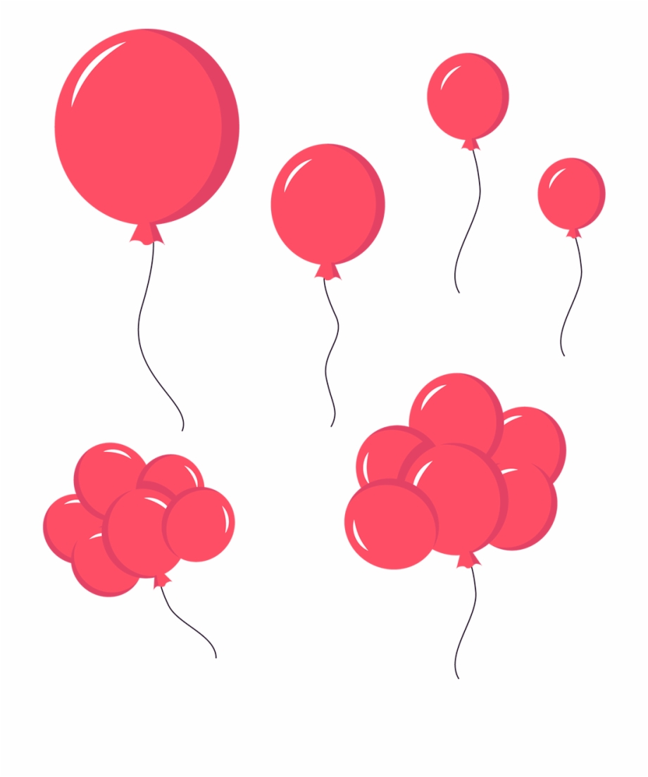 National Day Red Balloons Festive Png And Vector