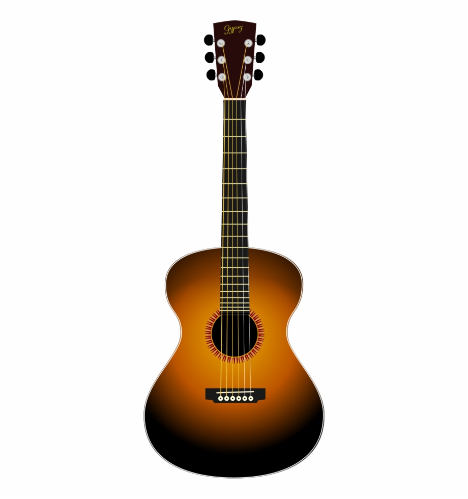 Sunburst Png Guitar Clipart Acoustic