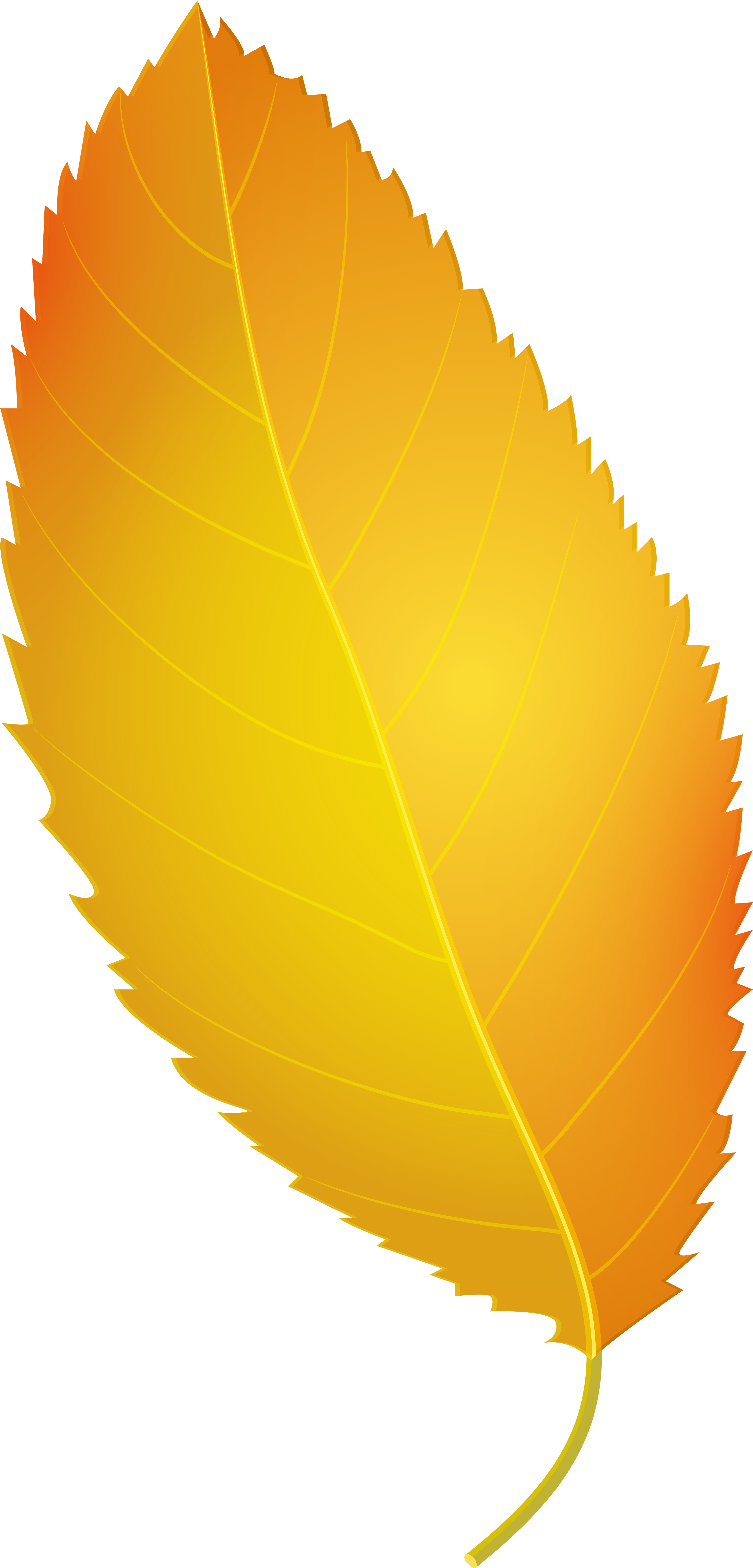 yellow autumn leaf png
