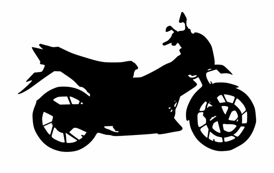 Silhouette Png Free Images Transparent Background Motorcycle Clipart