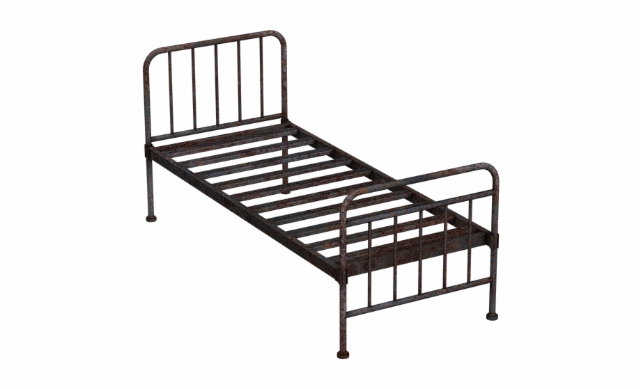 Bed Metal Bed Old Antique Stainless Rusty Rusted