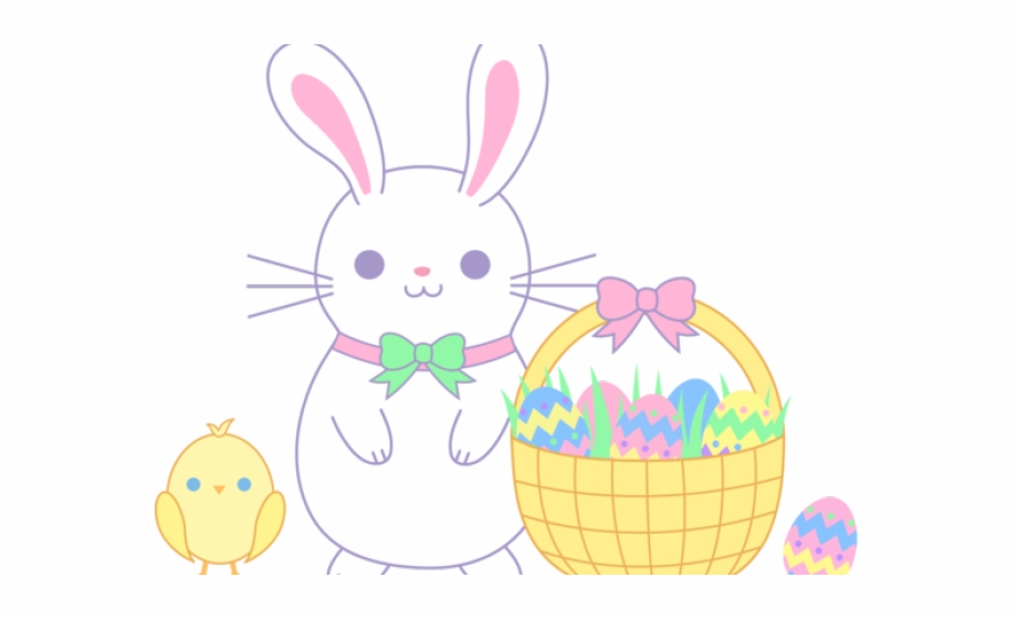 Easter Bunny Clipart Vector Clip Art Transparent Background
