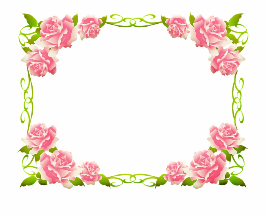 Png Pink Roses Frame Love Pictures Wwwpicturesbosscom Page