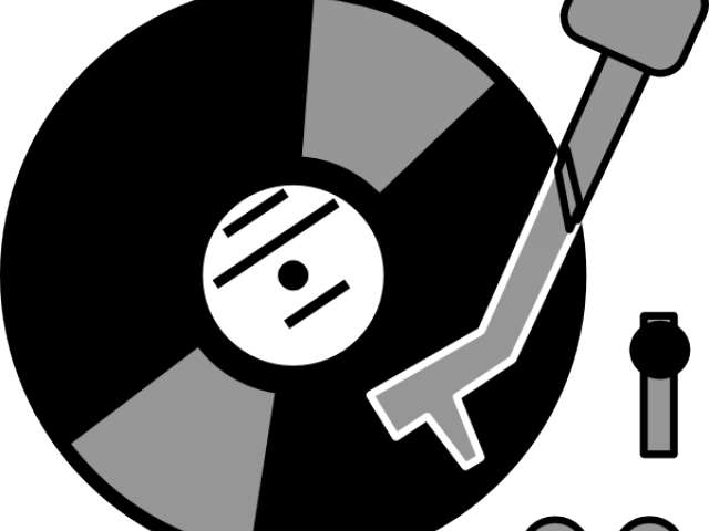 Record Player Clipart Dj Table Record Turntable Clip