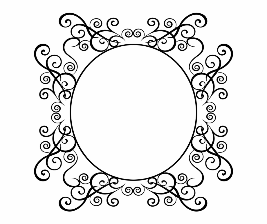 Henna Floral Round Designs Photo Transparent Flourish Frame