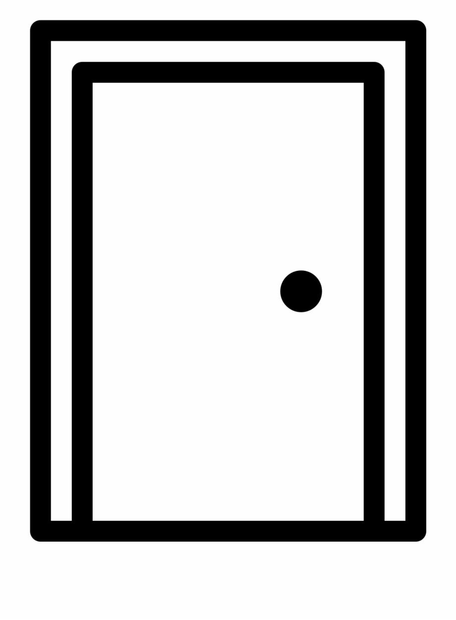 Door Clipart Rectangle Shape Door Icon