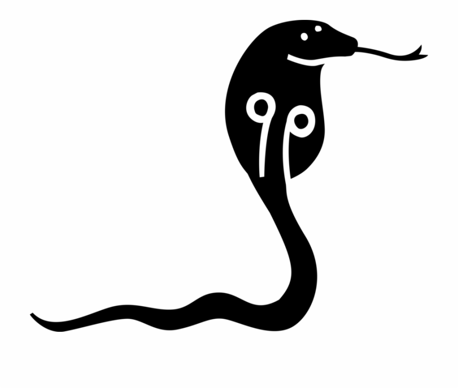 Vector Illustration Of Venomous Cobra Reptile Snake