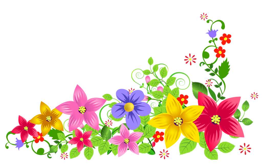 New Background Flowers Design Png
