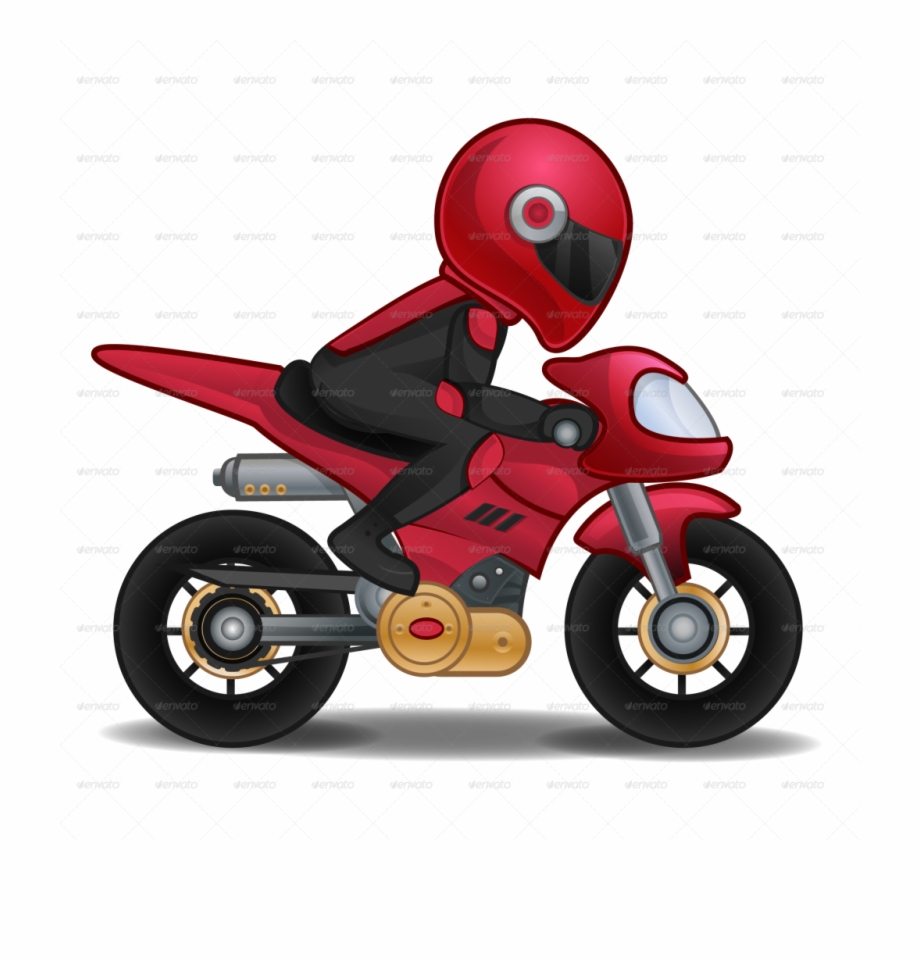 Motorcycle Vector 14 Cartoon Motorcycle Transparent Background