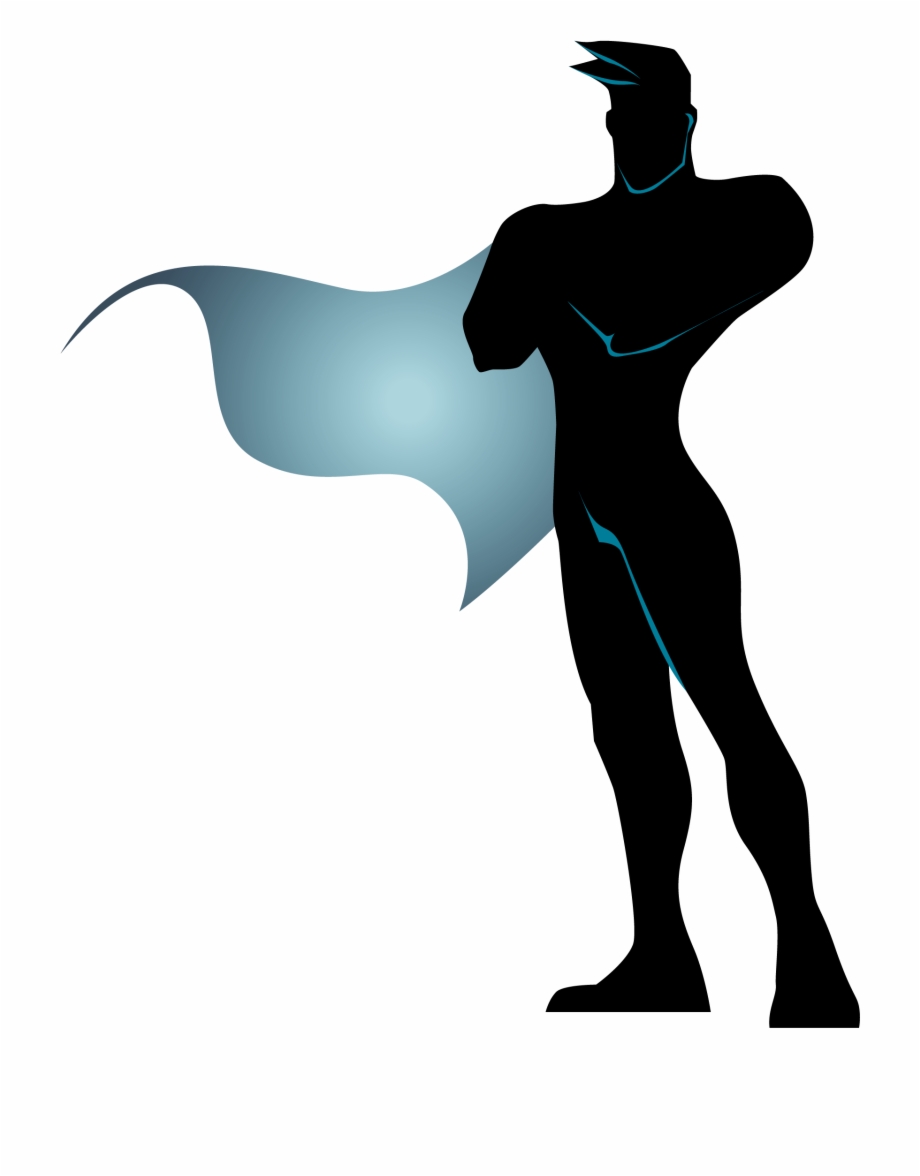 transparent superhero silhouette png
